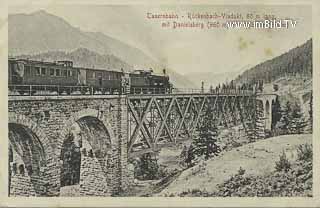 Rückenbachviadukt mit Danielsberg - Spittal an der Drau - alte historische Fotos Ansichten Bilder Aufnahmen Ansichtskarten 