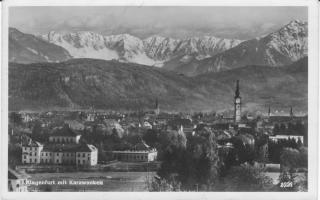 Klagenfurt mit Karawanken - Oesterreich - alte historische Fotos Ansichten Bilder Aufnahmen Ansichtskarten 