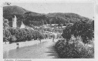 Scheibbs, Erlafpromenade - Scheibbs - alte historische Fotos Ansichten Bilder Aufnahmen Ansichtskarten 