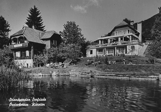 Ossiach - Strandpension Seefriede - alte historische Fotos Ansichten Bilder Aufnahmen Ansichtskarten 