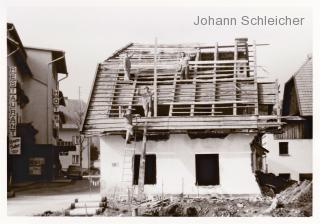 Drobollach, Abtrag Haus Pirker-Mischölitsch Hube - Drobollach am Faaker See - alte historische Fotos Ansichten Bilder Aufnahmen Ansichtskarten 