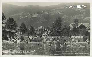 Strandbad Villa Antonia - Bodensdorf - Kärnten - alte historische Fotos Ansichten Bilder Aufnahmen Ansichtskarten 