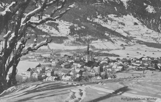 Hofgastein im Winter - alte historische Fotos Ansichten Bilder Aufnahmen Ansichtskarten 