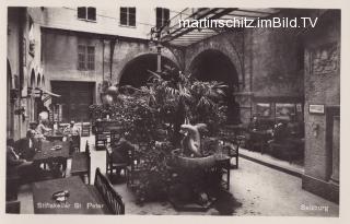 Salzburg, Stiftskeller St. Peter - alte historische Fotos Ansichten Bilder Aufnahmen Ansichtskarten 