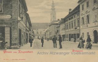 Klagenfurt Domgasse - Kärnten - alte historische Fotos Ansichten Bilder Aufnahmen Ansichtskarten 