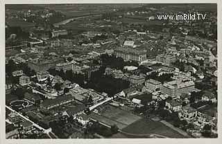 Luftbildaufnahme Villach - alte historische Fotos Ansichten Bilder Aufnahmen Ansichtskarten 