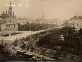 Franzenring - Wien,Innere Stadt - alte historische Fotos Ansichten Bilder Aufnahmen Ansichtskarten 