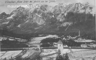 Blick auf Gailitz - Villach Land - alte historische Fotos Ansichten Bilder Aufnahmen Ansichtskarten 