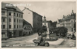 Villach Hans Gasser Platz - Oesterreich - alte historische Fotos Ansichten Bilder Aufnahmen Ansichtskarten 