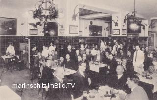 Wien I, Speisesaal Restaurant Franz Diglas - Europa - alte historische Fotos Ansichten Bilder Aufnahmen Ansichtskarten 