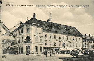 Villach Bahnhof Hotel  - Oesterreich - alte historische Fotos Ansichten Bilder Aufnahmen Ansichtskarten 