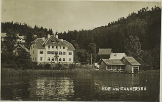Egg am Faakersee - Villach - alte historische Fotos Ansichten Bilder Aufnahmen Ansichtskarten 