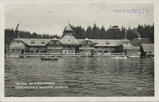 Badeanstalt des Hotel Ulbing - Velden am Wörther See - alte historische Fotos Ansichten Bilder Aufnahmen Ansichtskarten 