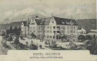 Hotel Goldeck - Kärnten - alte historische Fotos Ansichten Bilder Aufnahmen Ansichtskarten 