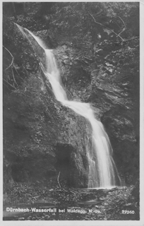 Dürnbacher-Wasserfall bei Waldegg - Wiener Neustadt(Land) - alte historische Fotos Ansichten Bilder Aufnahmen Ansichtskarten 