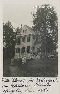 Villa Klauwert - Klagenfurt Land - alte historische Fotos Ansichten Bilder Aufnahmen Ansichtskarten 
