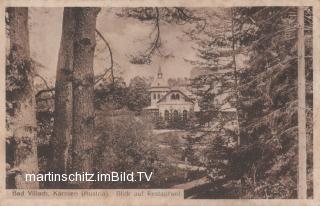 Bad Villach, Blick auf Restaurant - Kärnten - alte historische Fotos Ansichten Bilder Aufnahmen Ansichtskarten 