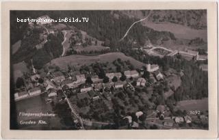 Grades - Totale (Luftbild) - Kärnten - alte historische Fotos Ansichten Bilder Aufnahmen Ansichtskarten 