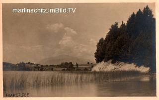 Die engste Stelle am See in Richtung Norden - Villach(Stadt) - alte historische Fotos Ansichten Bilder Aufnahmen Ansichtskarten 