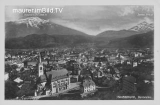 Innsbruck Panorama - alte historische Fotos Ansichten Bilder Aufnahmen Ansichtskarten 