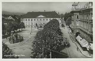 Klagenfurt - Neuer Platz - alte historische Fotos Ansichten Bilder Aufnahmen Ansichtskarten 