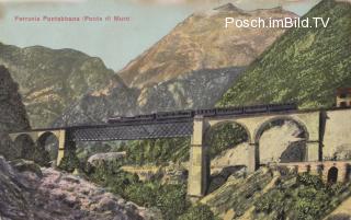 Pontebbana, km 56.760 Ponte di Muro Viadukt - Pontebba - alte historische Fotos Ansichten Bilder Aufnahmen Ansichtskarten 