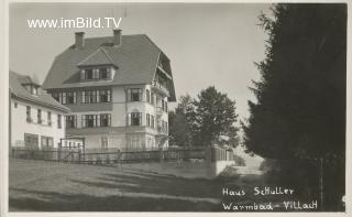 Warmbad - Haus Schuller - Villach - alte historische Fotos Ansichten Bilder Aufnahmen Ansichtskarten 