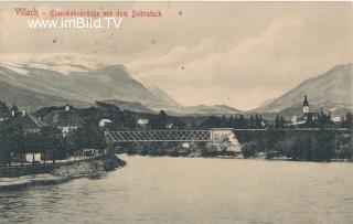 Villach Eisenbahnbrücke - Villach-Innere Stadt - alte historische Fotos Ansichten Bilder Aufnahmen Ansichtskarten 