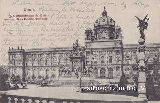 Wien, Naturhistorisches Hofmuseum - Wien,Innere Stadt - alte historische Fotos Ansichten Bilder Aufnahmen Ansichtskarten 