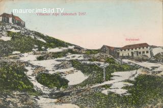 Dobratsch Gipfel mit Ludwig Walter Haus - Kärnten - alte historische Fotos Ansichten Bilder Aufnahmen Ansichtskarten 