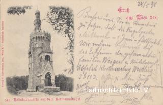 Wien, Habsburgwarte am Hermannkogel - Oesterreich - alte historische Fotos Ansichten Bilder Aufnahmen Ansichtskarten 