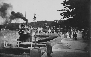 Landungsplatz Velden - Velden am Wörther See - alte historische Fotos Ansichten Bilder Aufnahmen Ansichtskarten 