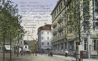 10. Mai Platz - Richtung Hauptplatz - Villach(Stadt) - alte historische Fotos Ansichten Bilder Aufnahmen Ansichtskarten 