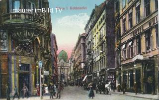 Kohlmarkt - Wien - alte historische Fotos Ansichten Bilder Aufnahmen Ansichtskarten 