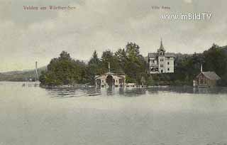 Velden mit Villa Anna - Velden am Wörther See - alte historische Fotos Ansichten Bilder Aufnahmen Ansichtskarten 