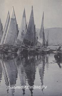 Grado, Fischerbarken - Görz - alte historische Fotos Ansichten Bilder Aufnahmen Ansichtskarten 