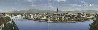 Villach - Draupanorama - Villach(Stadt) - alte historische Fotos Ansichten Bilder Aufnahmen Ansichtskarten 
