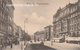 Wien, Praterstrasse - alte historische Fotos Ansichten Bilder Aufnahmen Ansichtskarten 