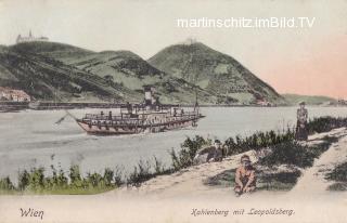 Kahlenberg mit Leopoldsberg - alte historische Fotos Ansichten Bilder Aufnahmen Ansichtskarten 