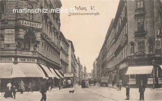 Wien, Schönbrunnerstraße - alte historische Fotos Ansichten Bilder Aufnahmen Ansichtskarten 