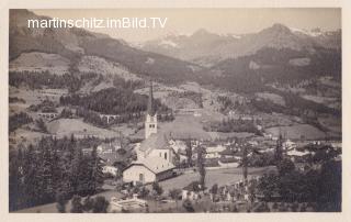 Hofgastein gegen Osten - Bad Hofgastein - alte historische Fotos Ansichten Bilder Aufnahmen Ansichtskarten 