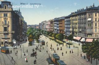 Schottenring - Wien,Innere Stadt - alte historische Fotos Ansichten Bilder Aufnahmen Ansichtskarten 