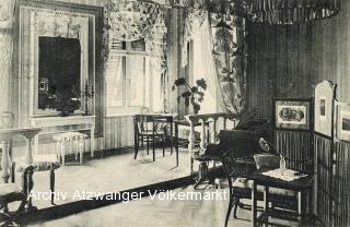 Warmbad Villach Damensalon - alte historische Fotos Ansichten Bilder Aufnahmen Ansichtskarten 