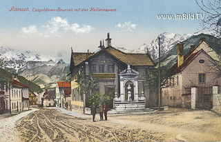 Admont - Leopoldinen Brunnen - Oesterreich - alte historische Fotos Ansichten Bilder Aufnahmen Ansichtskarten 