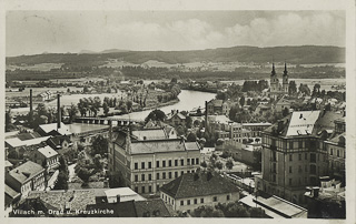 Blickrichtung Perau - Villach - alte historische Fotos Ansichten Bilder Aufnahmen Ansichtskarten 