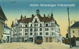 Klagenfurt Stauderplatz mit Stauderhaus - Kärnten - alte historische Fotos Ansichten Bilder Aufnahmen Ansichtskarten 