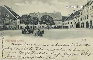 Hauptplatz Feldkirchen - Kärnten - alte historische Fotos Ansichten Bilder Aufnahmen Ansichtskarten 