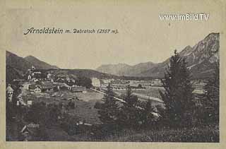 Arnoldstein mit Dobratsch - Villach Land - alte historische Fotos Ansichten Bilder Aufnahmen Ansichtskarten 