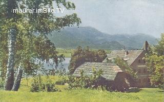 Faakersee Insel - Villach Land - alte historische Fotos Ansichten Bilder Aufnahmen Ansichtskarten 
