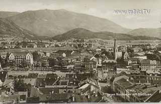 Villach gegen Nordosten - alte historische Fotos Ansichten Bilder Aufnahmen Ansichtskarten 